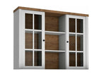Nobellea 143 Lefkas Oak/Anderson Pine Display Cabinet with Doors. Number of doors: 2. PLVC38502