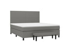 Nobellea bed base with mattress, Dark Grey, 180x200 cm, Fabric EZDG70625