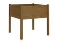 Outdoor planter, Honey brown, 70x70x70 cm, Solid pine, SRFY47539