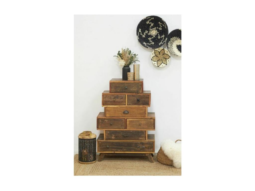 Round rush baskets, set of 3 UUGJ09795