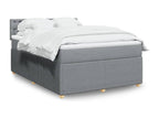 Nobellea bed base with light grey mattress 140x200cm Fabric BBJN47767