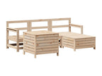 5-piece garden furniture set, solid pine wood SZOH88195