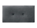 Nobellea Smooth Velvet Headboard with Buttons 90x60 Beds 80/90 - Dark Grey TCDQ53294