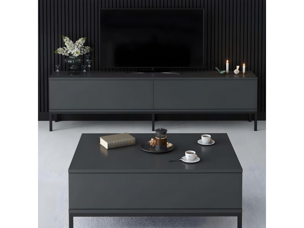 Dekonao GYQE29896 TV stand in particleboard and metal