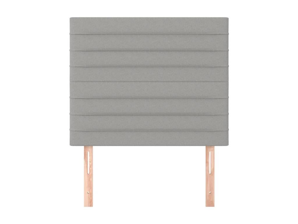 2-piece headboard set, light grey, 80x5x78/88 cm, fabric NHNZ18311