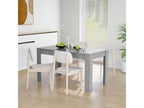 Dining table, concrete grey, 140x74.5x76 cm, chipboard, HITS62789