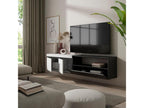 TV Stand/Bench 200x45x35cm For TVs up to 80" Wall Mounted White and Black EQEQ50775