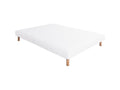 Relaxation Mattress Set, 26 cm pocket springs, firm summer/winter side, white slatted base 13 cm thick, 140x190cm, RASE14011