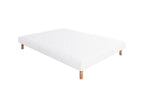 Relaxation Mattress Set, 26 cm pocket springs, firm summer/winter side, white slatted base 13 cm thick, 140x190cm, RASE14011