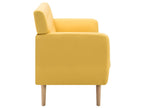 3-seater sofa upholstered in fabric, 172x70x82 cm, yellow NFLJ13914
