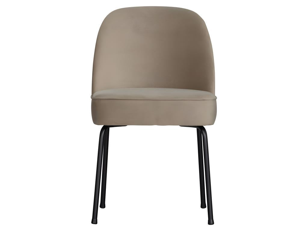 Nobellea - Set of 2 designer velvet chairs - Beige RHUT37494