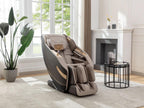 Faux leather massage chair - Zero gravity system - Beige - Dekonao LSSZ32817