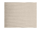 Nobellea Plain Corduroy Headboard with Buttons 90x105 with Bed Legs 80/90 - Beige SEBO05976