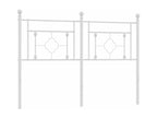 White metal headboard 140 cm PRVC16746