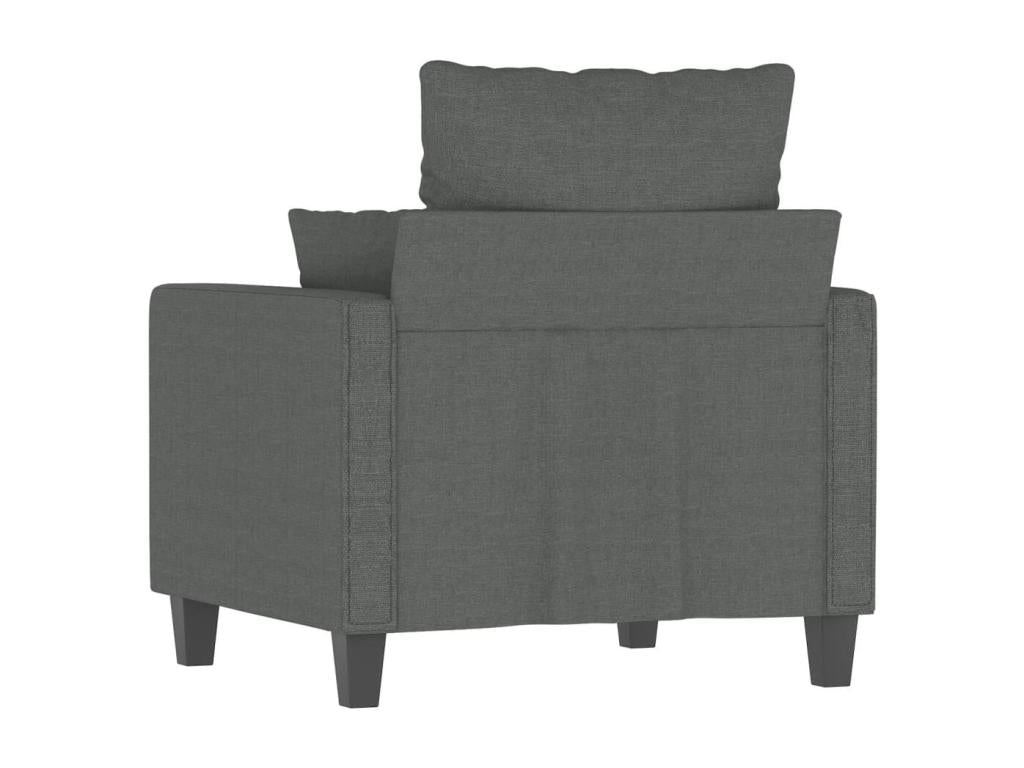 Dark Grey Armchair 60 cm Fabric DWIH50513