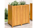 Dekonao TEMH11084 Solid Wood Planter with Liner 100x50x100 cm