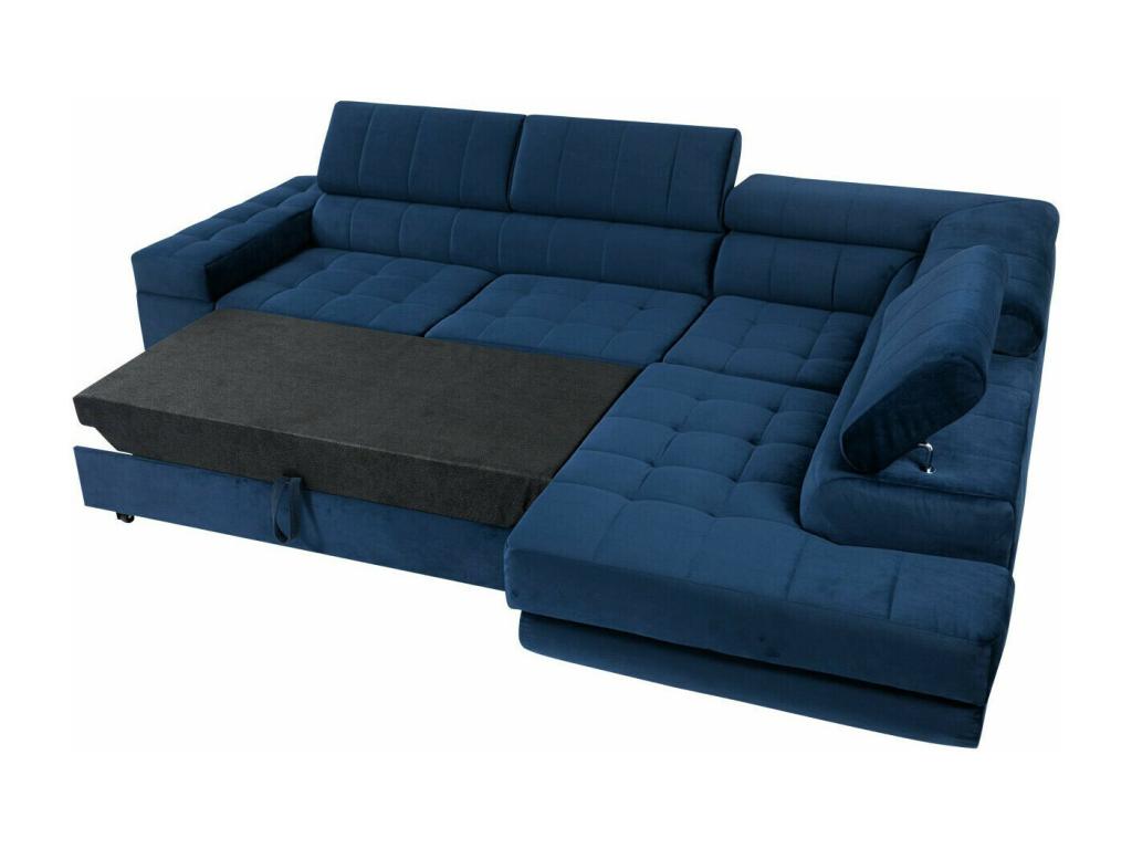 Nobellea 232 Corner Sofa, Brown, Sleeping Function, Bed Box, 271x203x71cm, SDAU20456