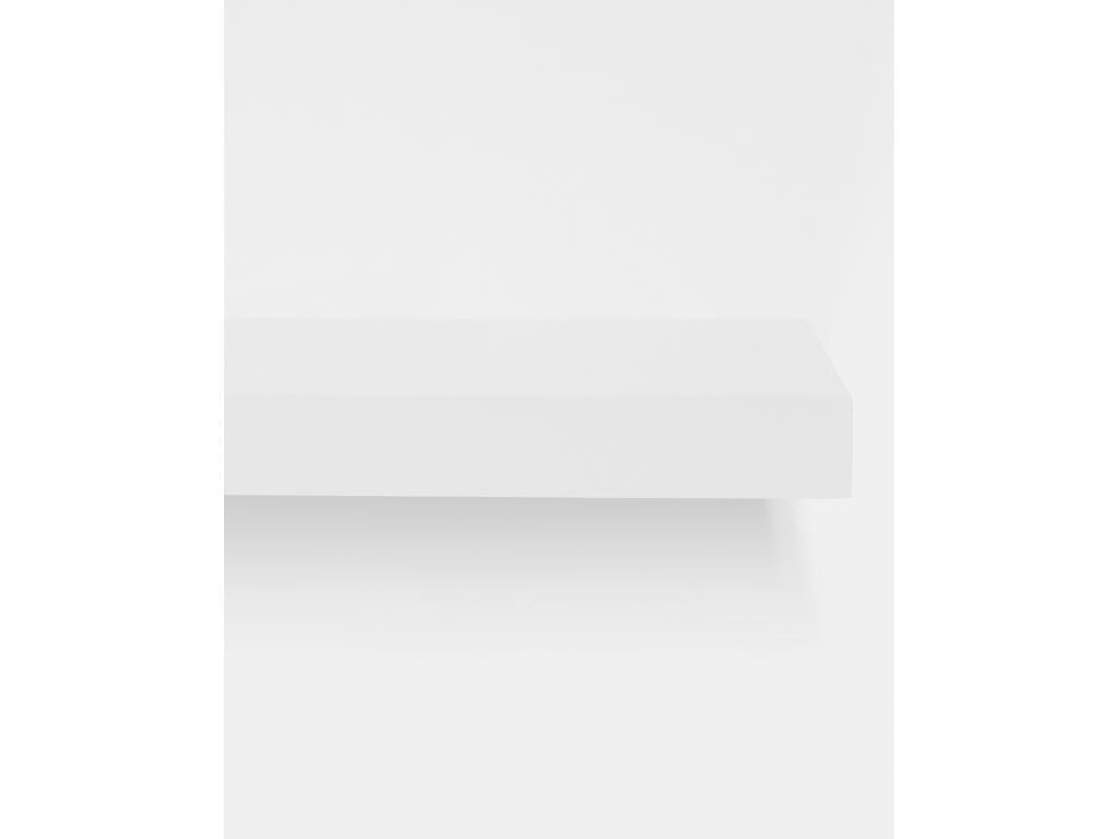 Floating shelf in white fir wood 60x3.2cm - Dekonao RPME00639