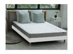 Nobellea AZUR memory foam mattress and bed base set - French comfort. Dimensions: 140x190 cm. Bed base: White ZEQN84817