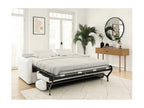 Dekonao Express Convertible Sofa 140x190cm in Bouclé Fabric - 13cm Thick Mattress - White HFUI21711