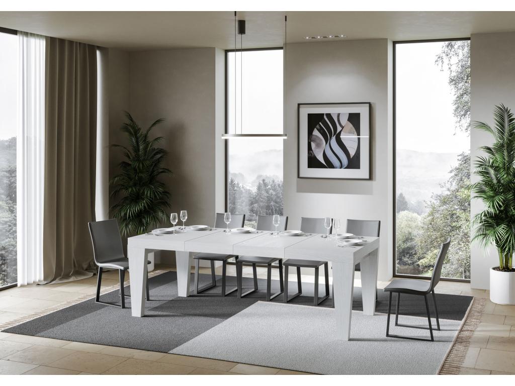 Dekonao Premium Extendable Table 90x120/224 cm White Ash GVPF44961