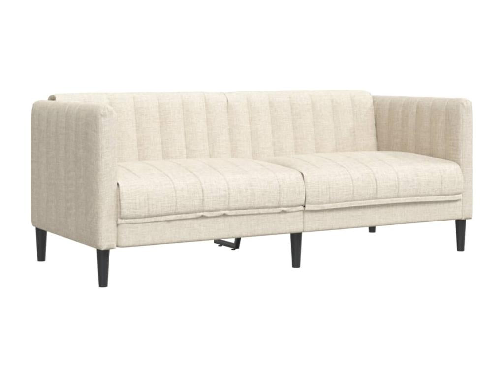 Cream fabric 2-seater sofa HICF70757