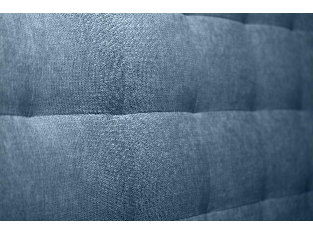 Upholstered Headboard, Blue Fabric, 160 cm Wide - 10 cm Thick, Padded, YJPF37376