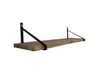 Solid wood wall shelf - Mango wood/iron 100x25x20 KQUX07033