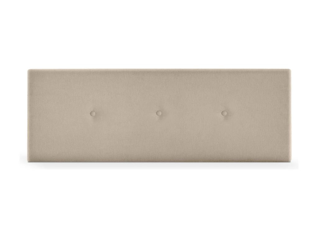 Nobellea Smooth Fabric Headboard with Buttons 160x50cm for 150/160cm Beds - Nobellea OUNJ47631