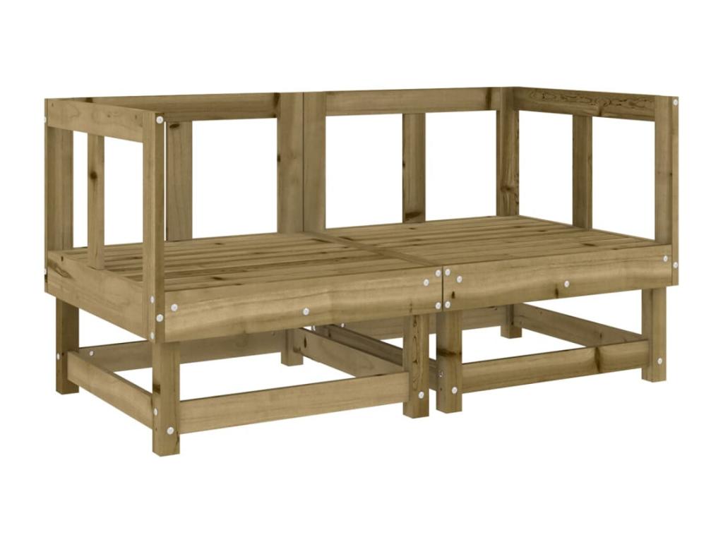 6-piece garden furniture set, impregnated pine wood YZMC24556