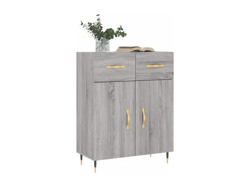 Nobellea gray sideboard 69.5x34x90 cm engineered wood QFFQ26965