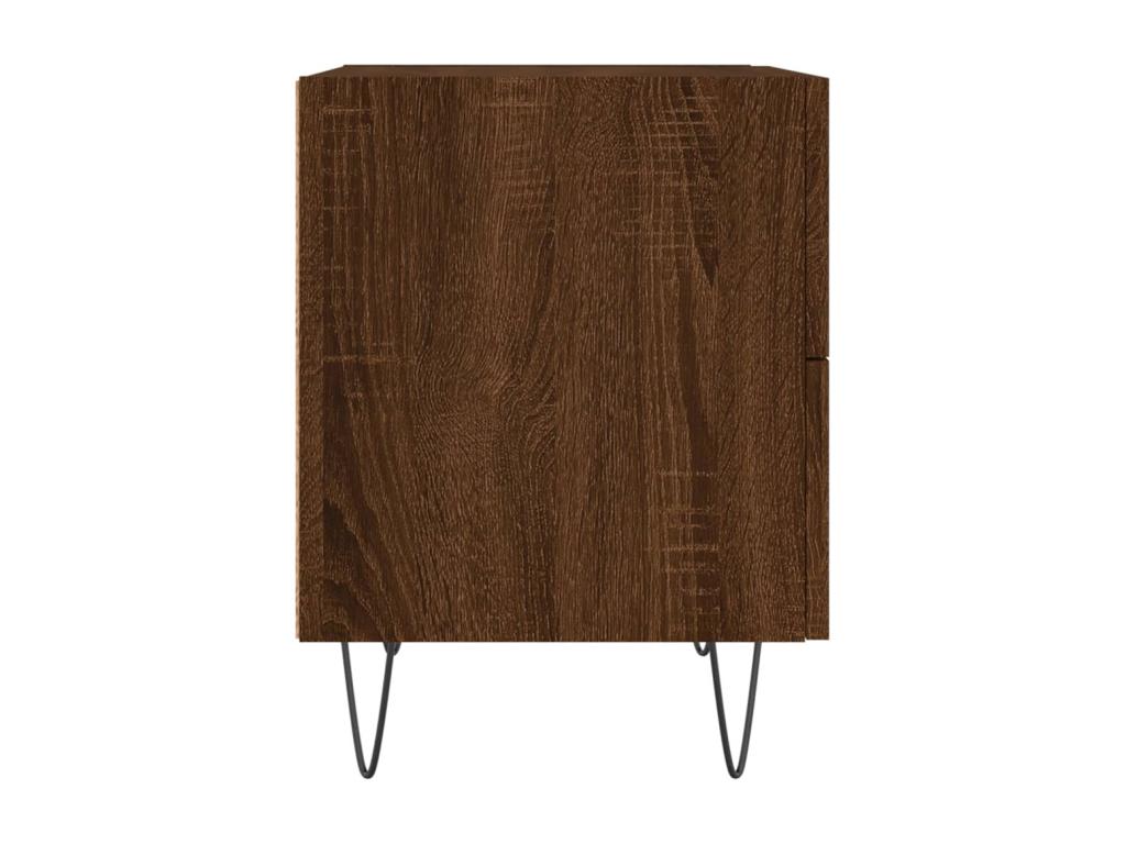 2-piece bedside tables, brown oak, 40x35x47.5 cm, GZGS46101