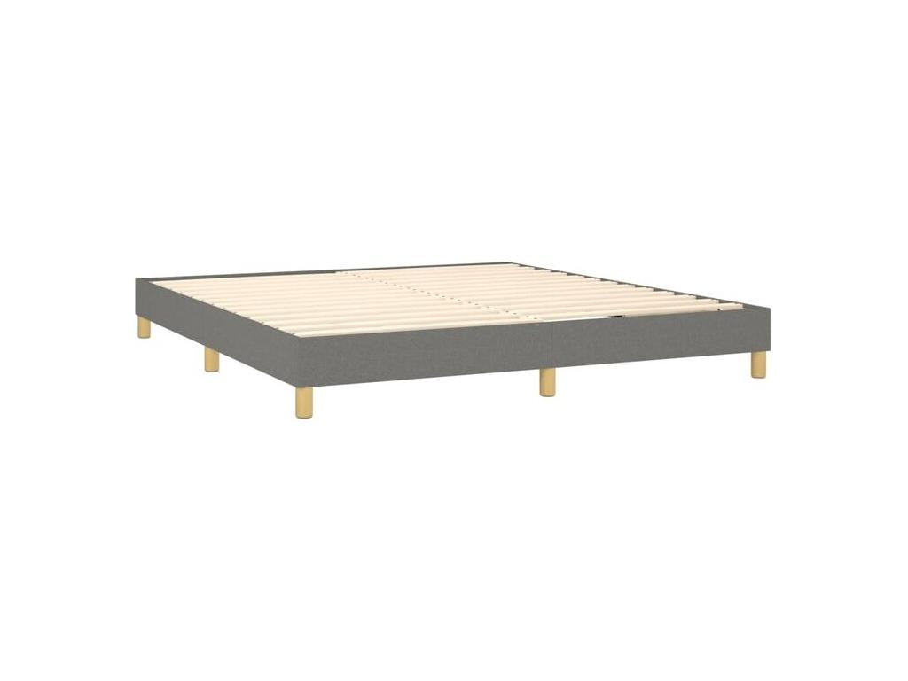 Nobellea bed base with mattress, Dark Grey, 180x200 cm, Fabric GNBO33889