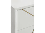 Bedside table with 1 drawer and 1 white lacquered door QDFD64412