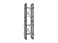 4-Tier Bookshelf, Concrete Grey, 40x30x140 cm, Chipboard, MKGR68252