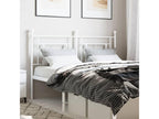 White metal headboard 140 cm PRVC16746