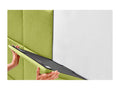 Boisona Upholstered Headboard in Boisona Fabric, Composed of Interchangeable Self-Adhesive Bed Panels for Luxury Bedroom, Pistachio, 190 cm, RKDI34011