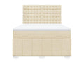 Nobellea bed base with mattress, Cream, 140x200 cm, Fabric LHUS07946