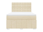 Nobellea bed base with mattress, Cream, 140x200 cm, Fabric LHUS07946