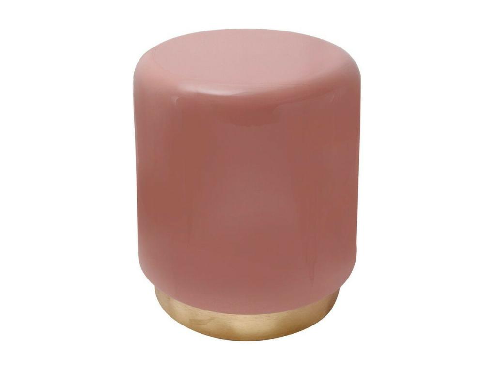 Boisona High Side Table 44cm Pink LINA73545