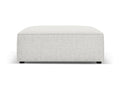 Boisona - Boisona pouf in light grey chenille - 102x80x40cm UDSS68281