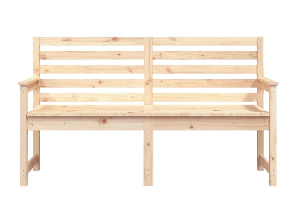 Garden bench 159.5x48x91.5 solid pine wood QZTF13458