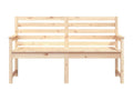 Garden bench 159.5x48x91.5 solid pine wood QZTF13458