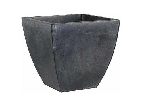 Black zinc plant pot, set of 3, SBPA21159