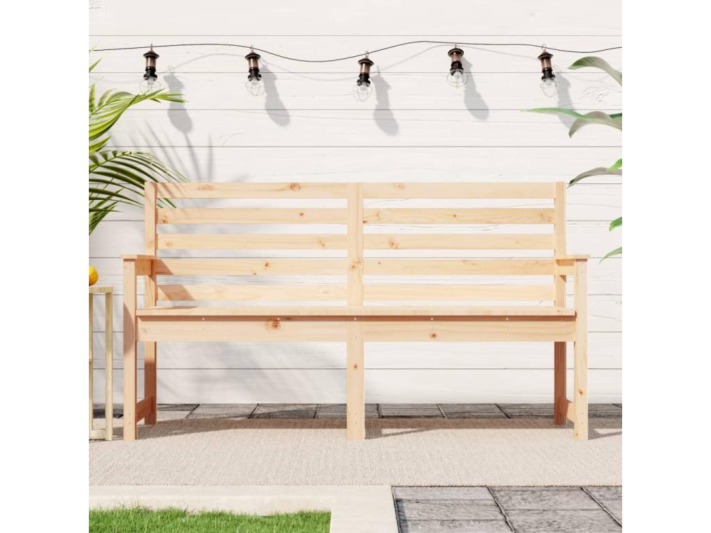 Garden bench 159.5x48x91.5 solid pine wood QZTF13458