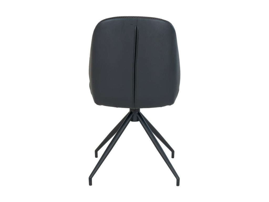Set of 2 Monte Chairs, Black, 60x50x88 cm, Nobellea FUUP24055