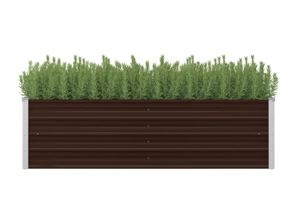Brown Planter 160x40x45 Galvanized Steel HYCG10782