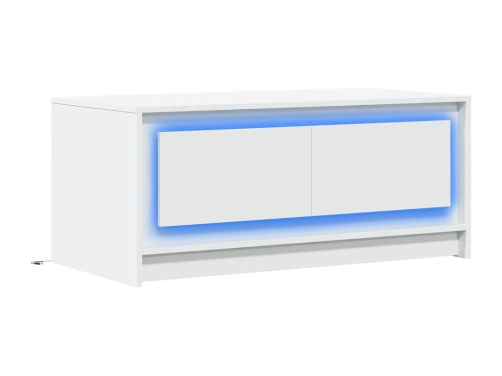 Coffee table with Dekonaoères LED white engineered wood LKZG09821
