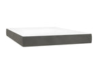Nobellea bed base and mattress, Dark Grey 140x200 Velvet KQSP98540