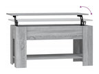 Nobellea coffee table, grey, 101x49x52 cm, engineered wood, BMPC84514